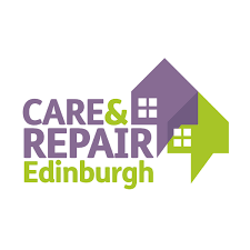 care and repair edinburgh logo in purple and green