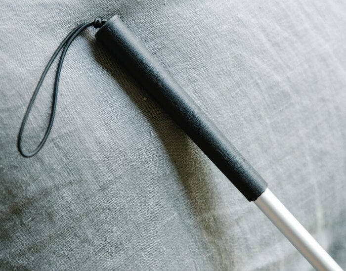 Handle of a long cane