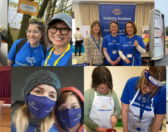 A collage of picture of our staff and volunteers during 2022.